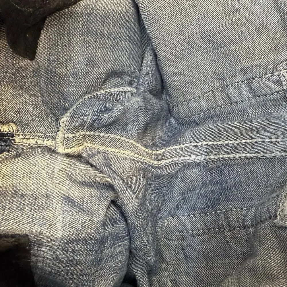 Miss Me Jeans Women's 27x33 (4) Blue Signature Boot Tall Western Bling EUC - Picture 11 of 16